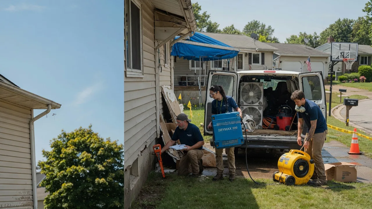 Ceiling Leak Cleanup in Cooks, MI near me